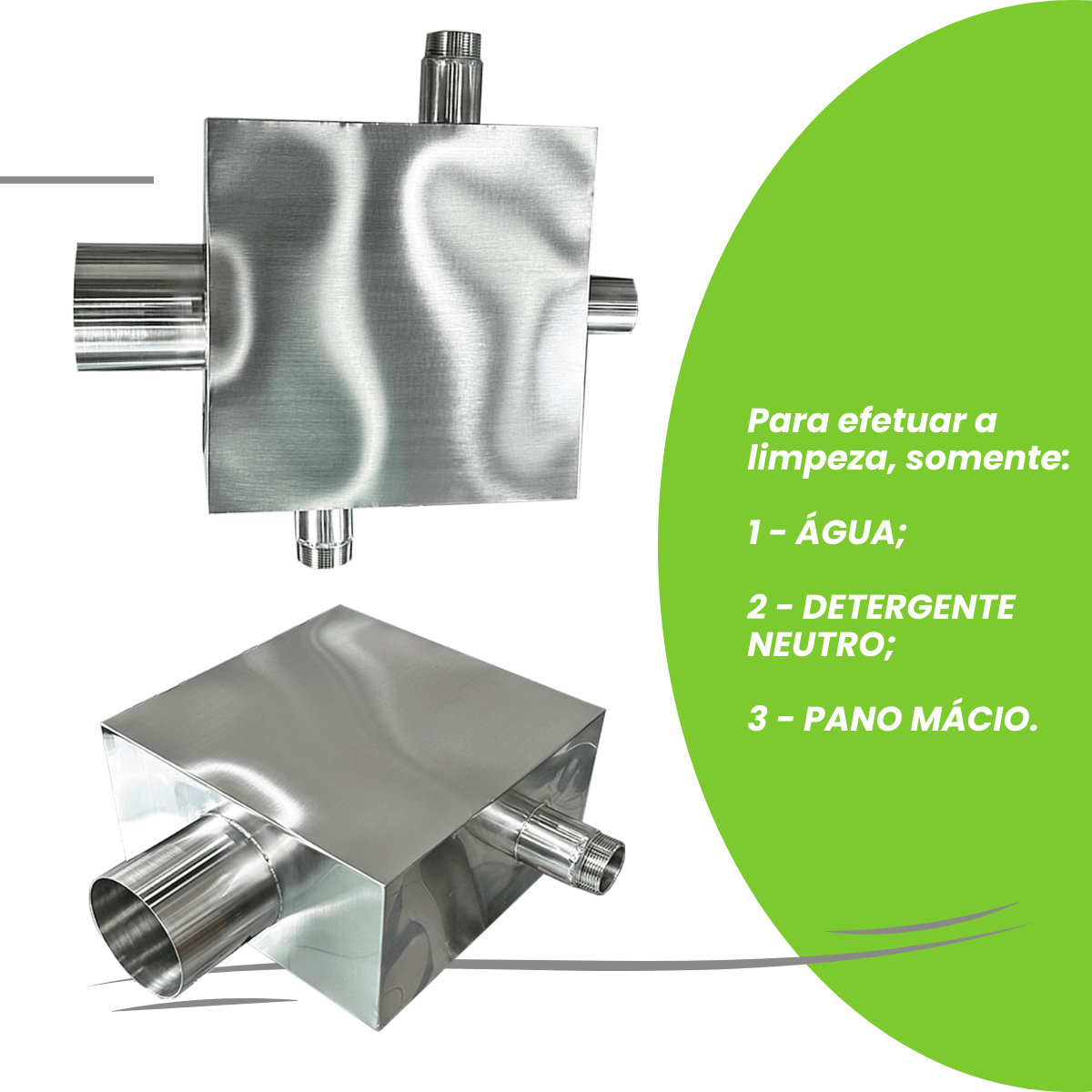 Sifão Para Expurgo Hospitalar Em Aço Inox 304 - Imagem 5